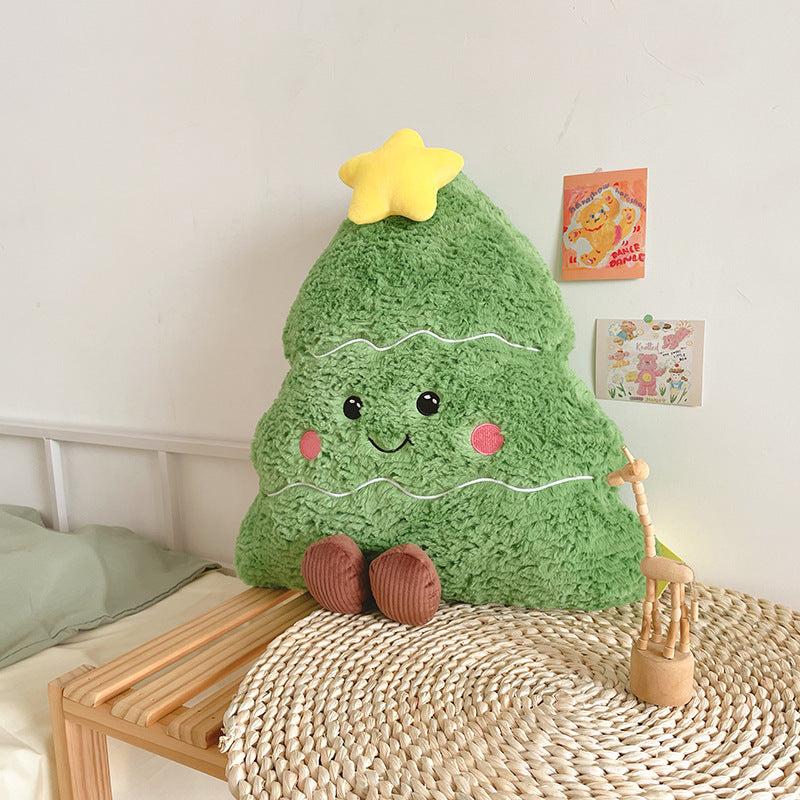 INS Holiday Decorative Cushion Christmas Tree Doll Plush Toy