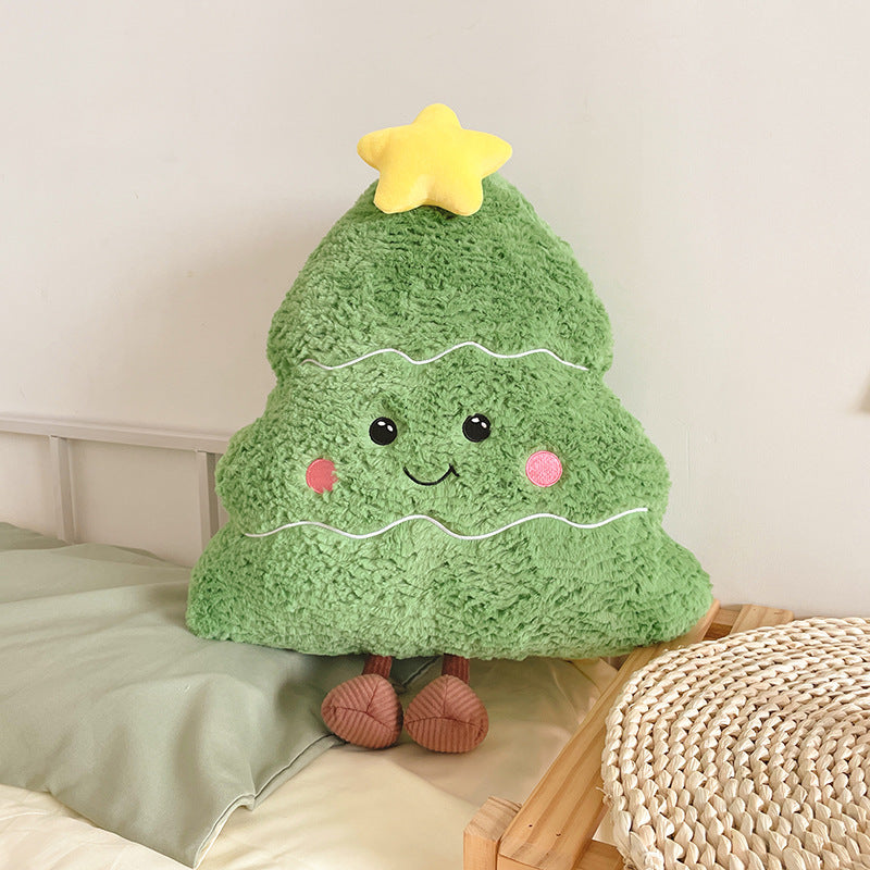 INS Holiday Decorative Cushion Christmas Tree Doll Plush Toy