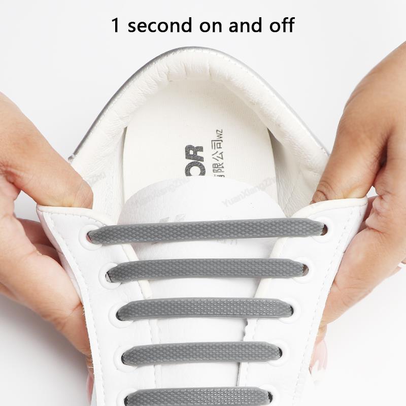 Silicone Shoelaces No Tie Shoe Laces
